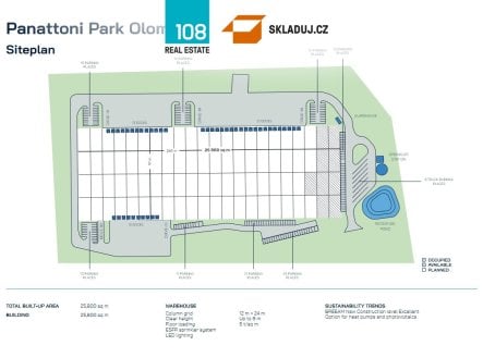 Pronájem komerčního objektu, sklad, 25 800 m²