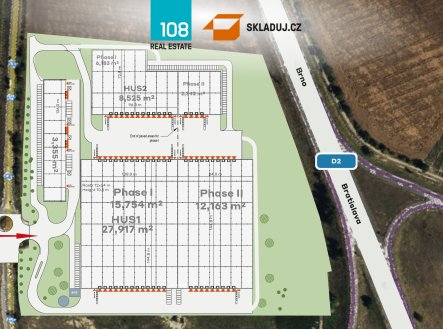 Pronájem komerčního objektu, sklad, 27 900 m²