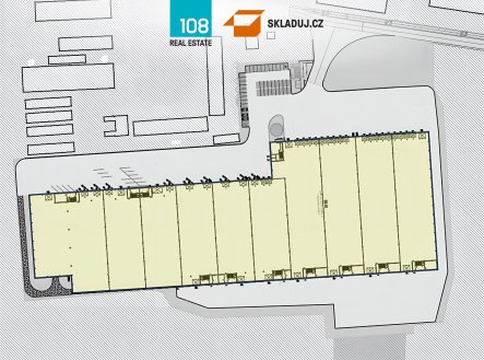Pronájem komerčního objektu, sklad, 22 000 m²