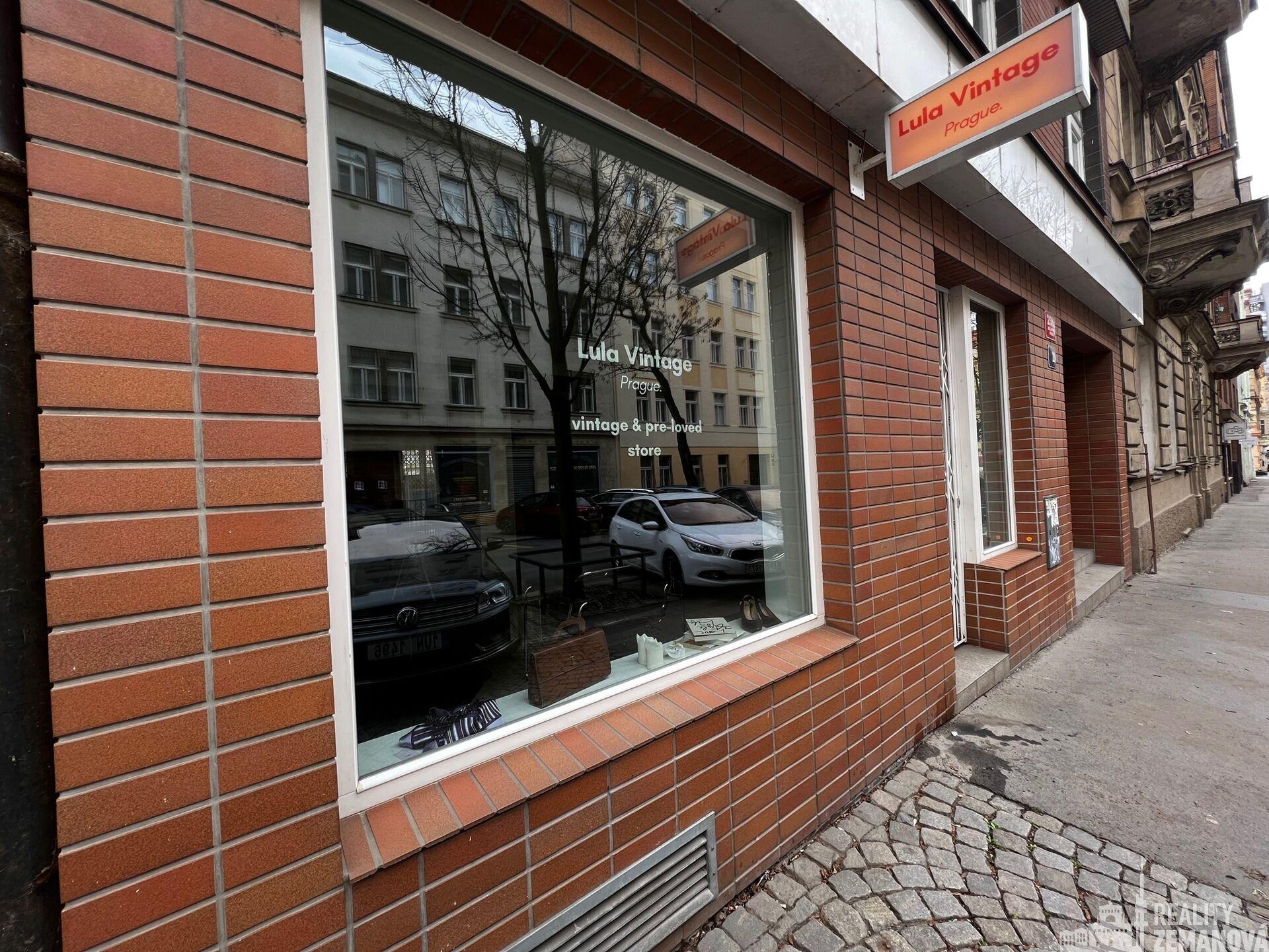 Pronájem obchodního prostoru 143 m2 na Vinohradech u nám. Jiřího z Poděbrad.