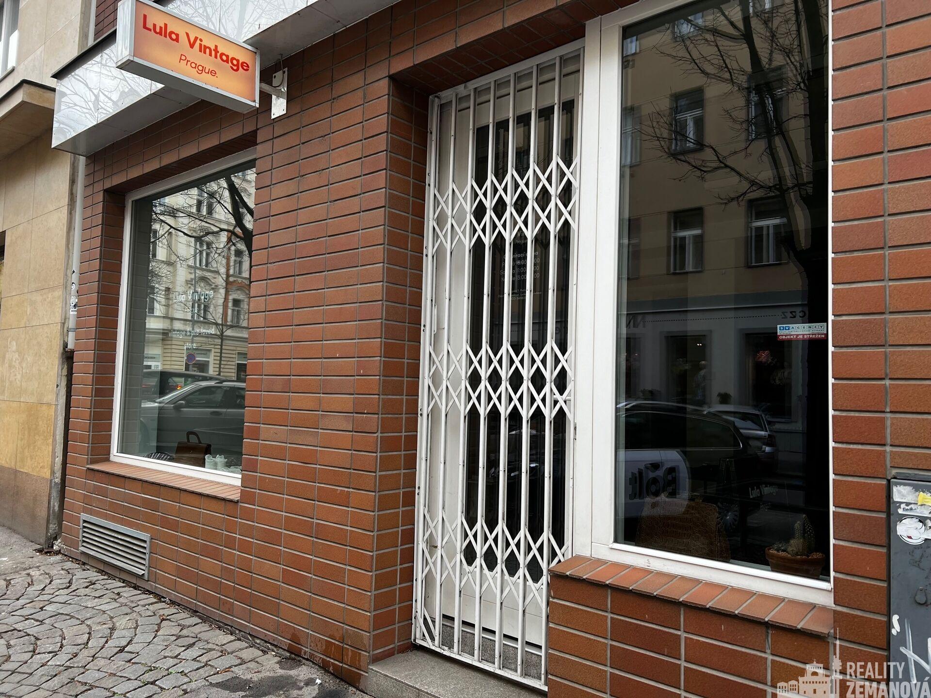 Pronájem obchodního prostoru 143 m2 na Vinohradech u nám. Jiřího z Poděbrad.