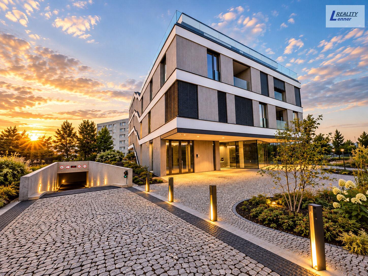 Pronájem bytu 2+kk, Rezidence Do Zahrádek II, 75 m2, 1. patro, terasa 5 m2
