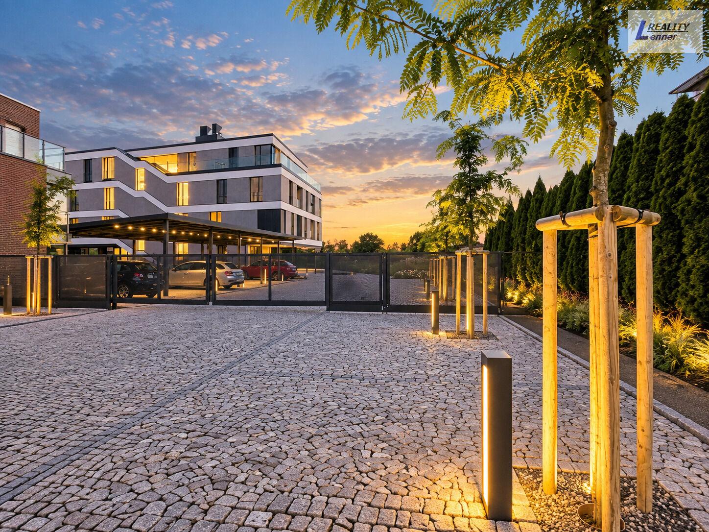 Pronájem bytu 2+kk, Rezidence Do Zahrádek II, 59 m2, 1. patro, terasa 6 m2