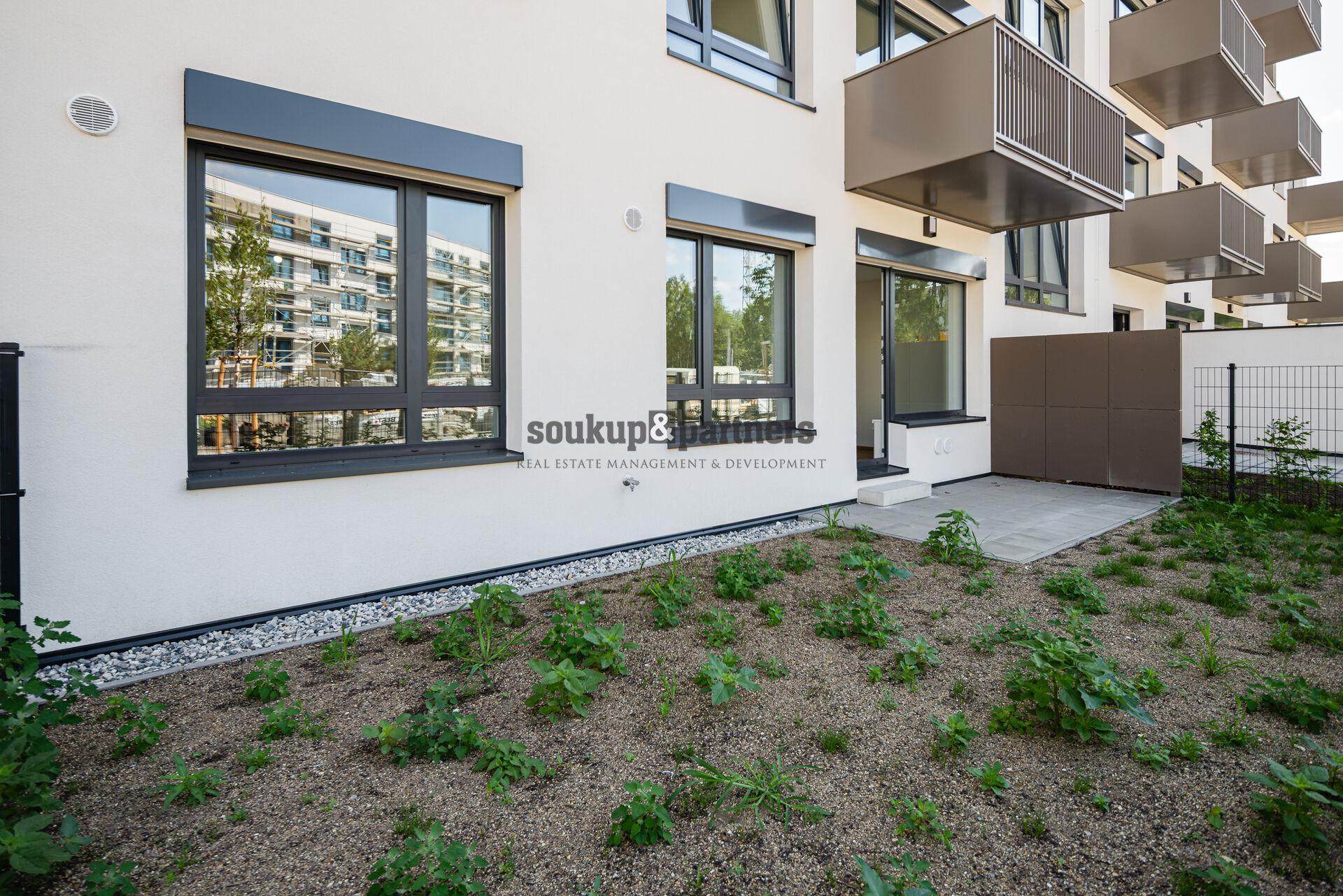 Nový družstevní byt 3+kk - 74 m2 + Předzahrádka do vnitrobloku 41 m2 - projekt PORTTI Kladno.