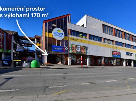 Pronájem obchodní prostory, 170 m²