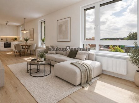 Pronájem bytu, 2+kk, 61 m²