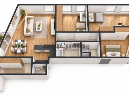 Prodej bytu, 4+kk, 124 m²