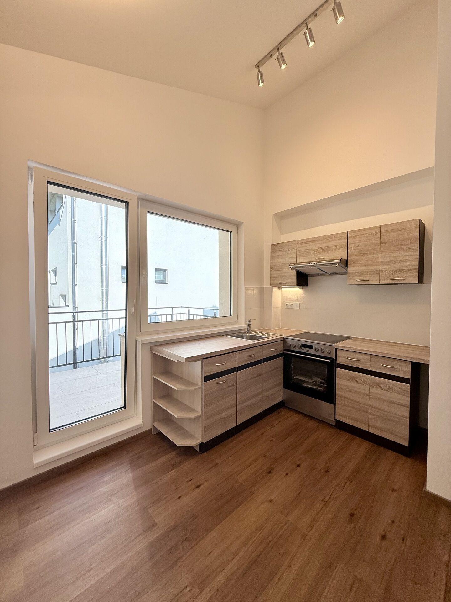 Pronájem nového bytu 3+kk, 47,7m² s terasou 11,5m2 - Stadická