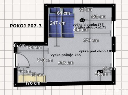 Pronájem bytu, 1+kk, 16 m²
