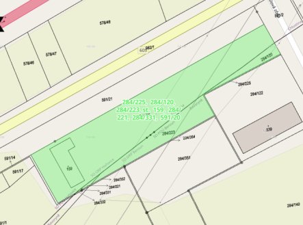 Prodej pozemku pro komerční výstavbu, 3 797 m²