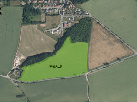 Prodej pozemku, zemědělská půda, 67 156 m²