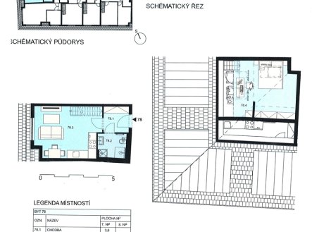 Prodej bytu, 2+kk, 45 m²