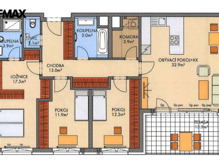 Prodej bytu, 4+kk, 108 m² obrázek
