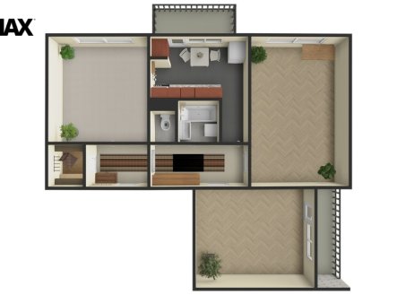 Pronájem bytu, 3+1, 72 m²