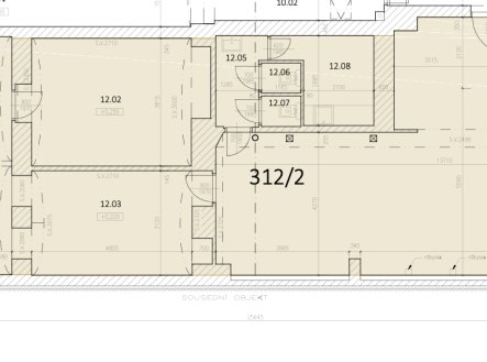 Pronájem obchodní prostory, 158 m²
