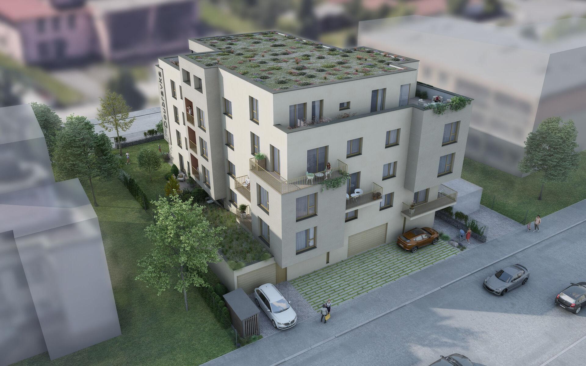 Novostavba 2+KK s balkonem Bytový dům Doubravka, Plzeň