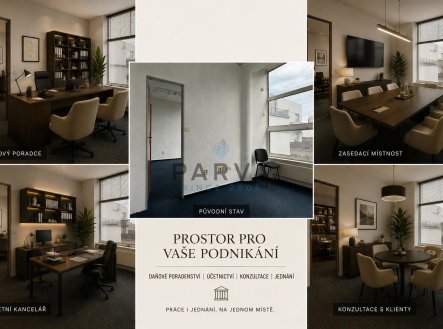 Pronájem kanceláře, 32 m²