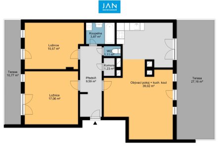 Pronájem bytu, 3+kk, 125 m²