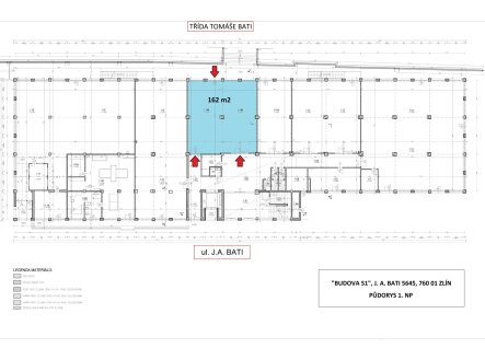 Pronájem obchodní prostory, 162 m²