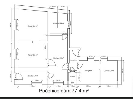 Prodej domu/vily, 77 m²