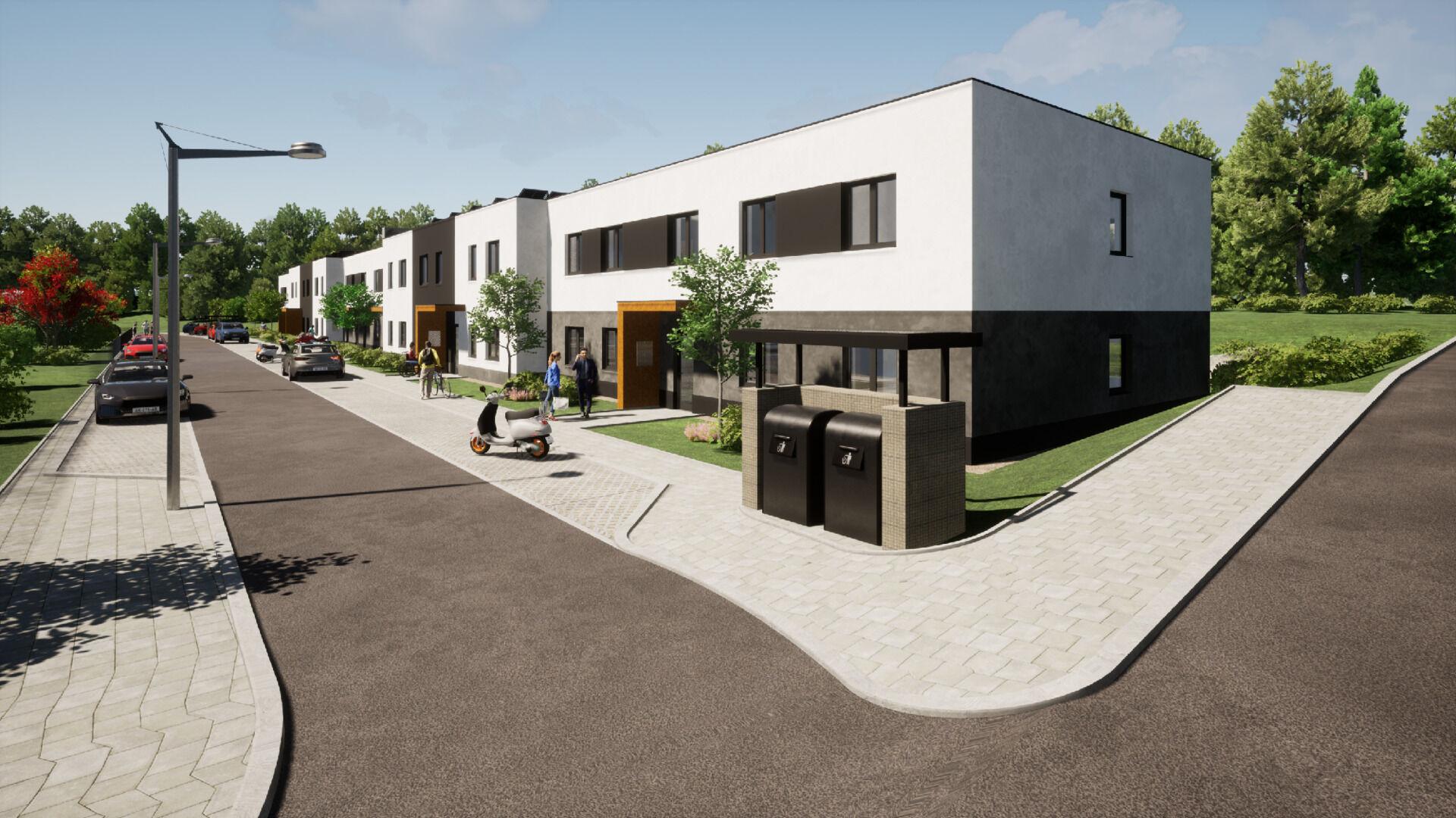 Prodej bytu 2+kk, developerský projektu Bydlení Vrchbělá, novostavba, 1.NP