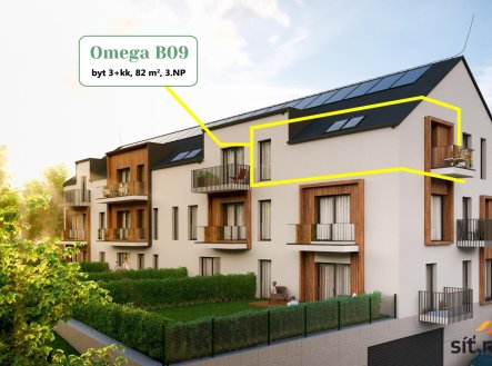 Prodej bytu, 3+kk, 85 m²