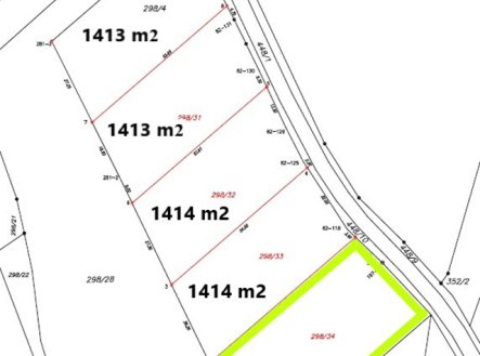 Prodej pozemku pro bydlení, 2 072 m²
