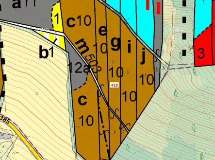 Prodej pozemku, les, 4 422 m²