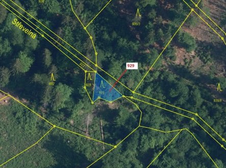 Prodej pozemku, les, 151 m²