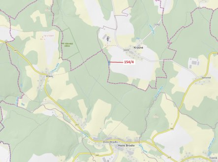 Prodej - pozemek, les, 2 471 m²
