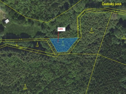 Prodej pozemku, les, 518 m²