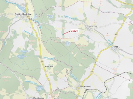 Prodej pozemku, les, 2 148 m²