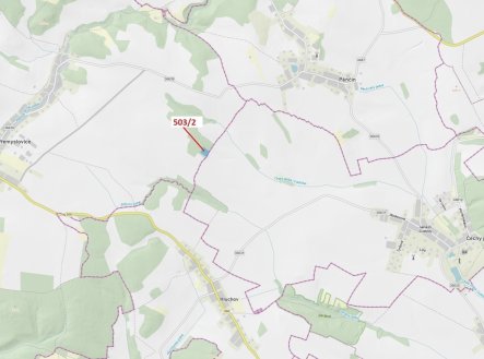 Prodej pozemku, les, 6 942 m²