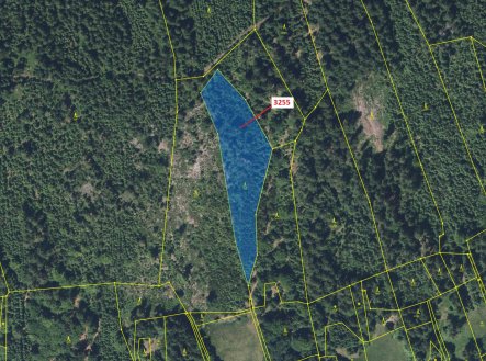 Prodej pozemku, les, 6 125 m²