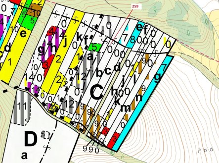 Prodej pozemku, les, 6 645 m²