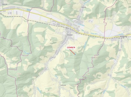 Prodej pozemku, trvalý travní porost, 1 222 m²
