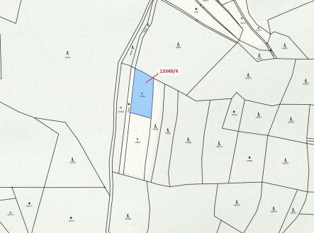 Prodej pozemku, trvalý travní porost, 1 222 m²
