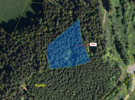 Prodej pozemku, les, 4 417 m²