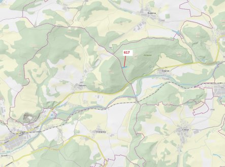 Prodej pozemku, les, 4 280 m²