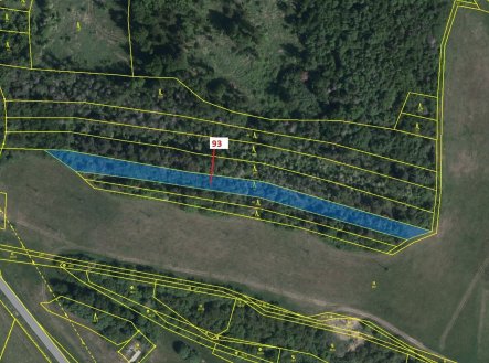 Prodej pozemku, les, 3 316 m²