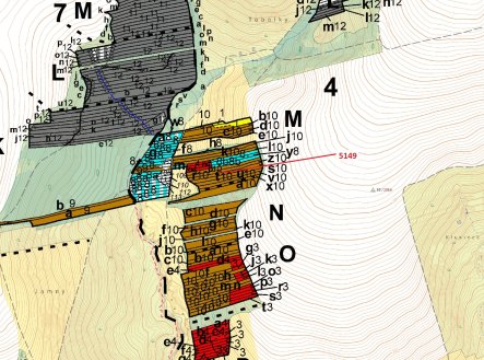 Prodej pozemku, les, 694 m²