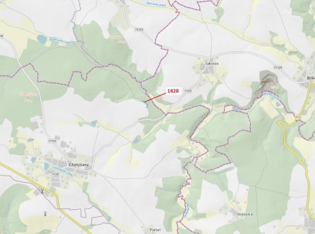 Prodej pozemku, les, 1 841 m² obrázek