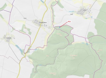 Prodej pozemku, les, 1 979 m²