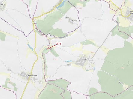 Prodej pozemku, les, 782 m²