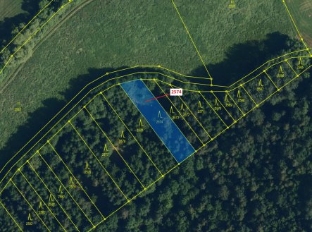 Prodej pozemku, les, 782 m²