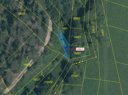 Prodej pozemku, les, 89 m²