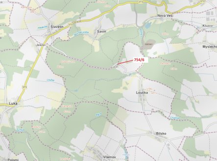 Prodej pozemku, les, 294 m²