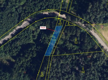 Prodej pozemku, les, 294 m²