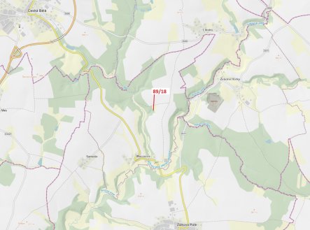 Prodej pozemku, trvalý travní porost, 212 m²