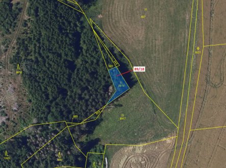 Prodej pozemku, trvalý travní porost, 212 m²